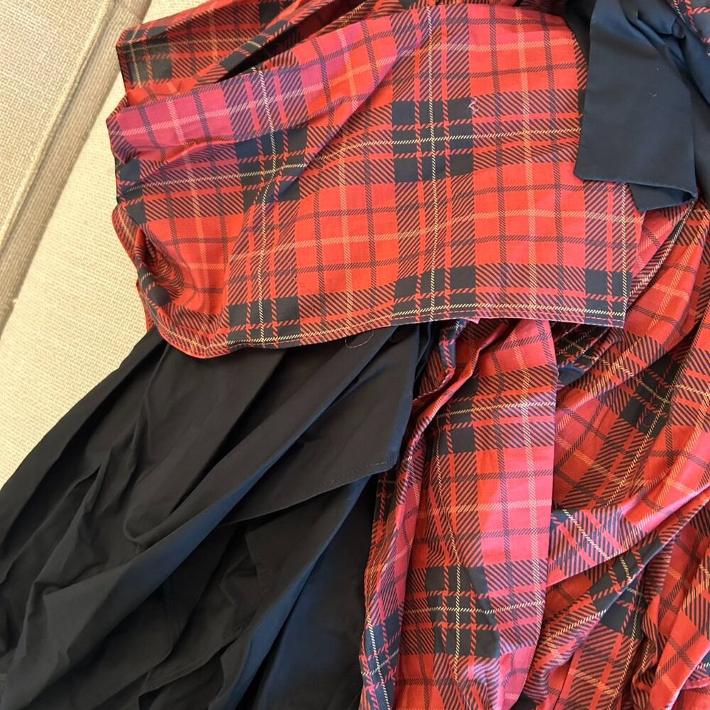 EUC Selkie The Royal Tartan Mini Love Story Dress Small - Picture 8 of 12